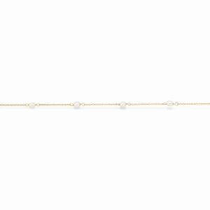 8 Karat Guld Armbånd fra Scrouples med Ferskvandsperler