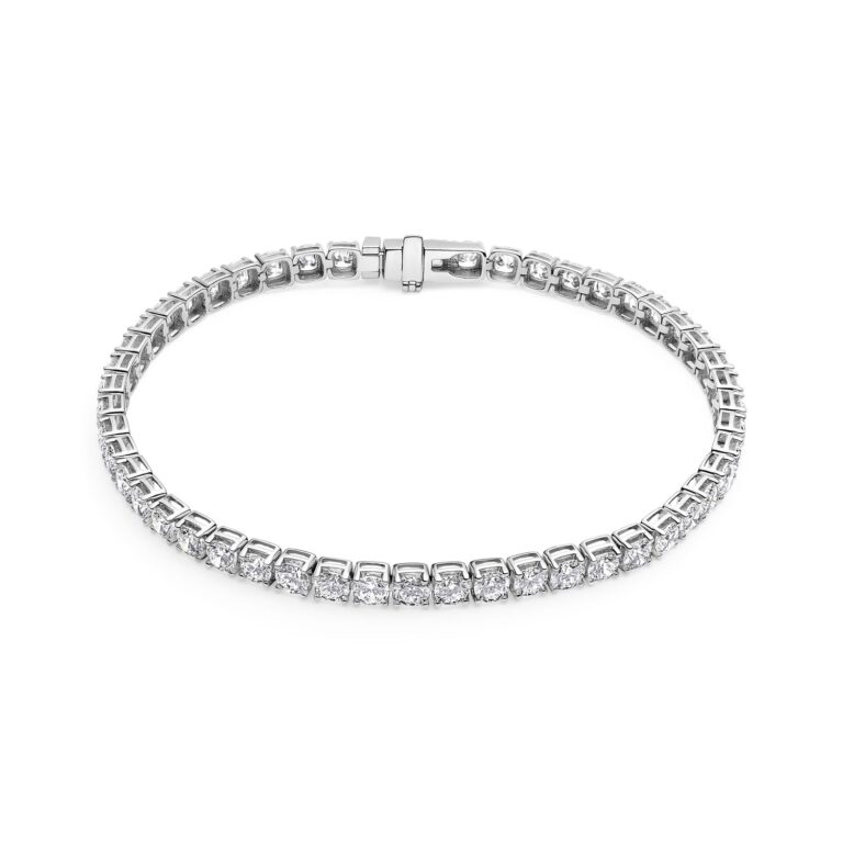 Armbånd Diamante Tennis - 14 kt guld el. hvidguld 5.64-6.72 ct TW G-H VS lab-grown diamanter
