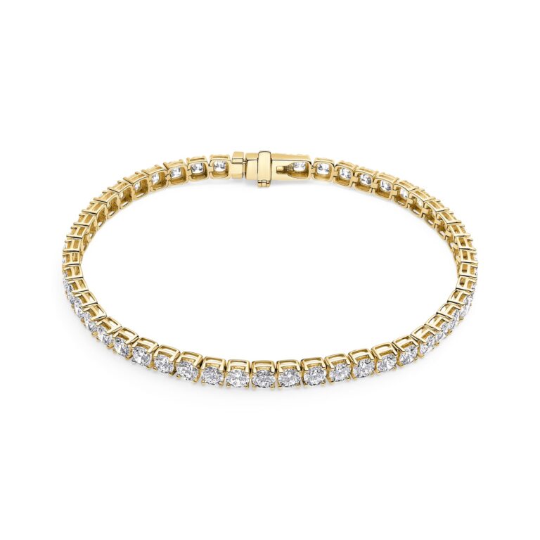 Armbånd Diamante Tennis - 14 kt. guld el. hvidguld 5.64-6.72 ct TW G-H VS lab-grown diamanter