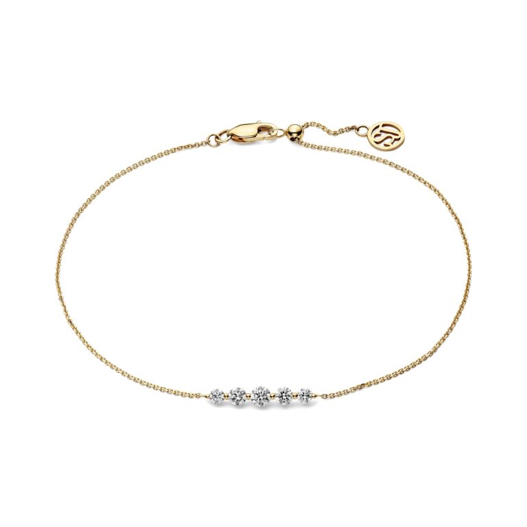 Armbånd Tiara - 14 kt. guld el. hvidguld 0.37 ct TW G-H VS lab-grown diamanter.