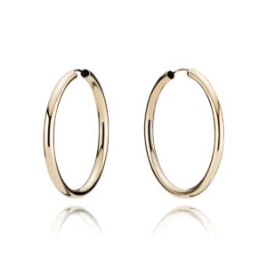 BNH Creol 1,3/11 Mm Øreringe i Forgyldt Sølv SCRF13011