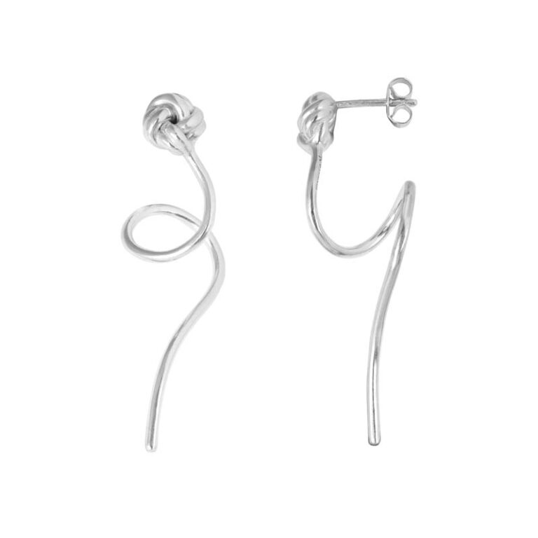 ByBiehl Knot & Robe øreringe i sølv