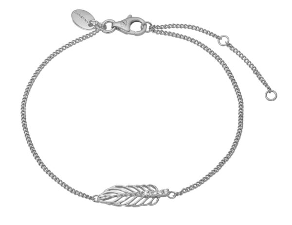 Christina Jewelry Feather armbånd i sølv