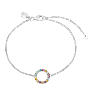 Christina Jewelry World Goals armbånd i sølv, multi sten