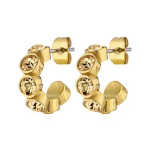 Dyrberg/Kern Jenna Ørering, Farve: Guld, Onesize, Dame