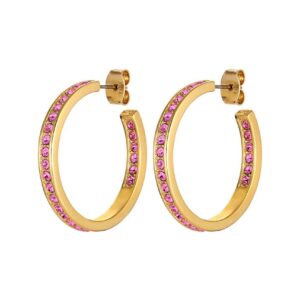 Dyrberg/Kern Justina Ørering, Farve: Guld, Onesize, Dame