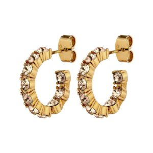 Dyrberg/Kern Raquel Ørering, Farve: Guld, Onesize, Dame