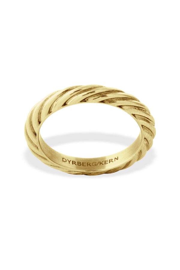 Dyrberg/Kern Spacer C Ring, Farve: Guld, Størrelse: IIII/60, Dame