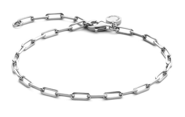 Echo Long Links Sterling Sølv Armbånd fra Spirit Icons