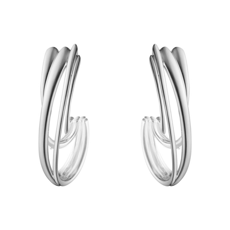 Georg Jensen Arc øreringe 657A i sølv