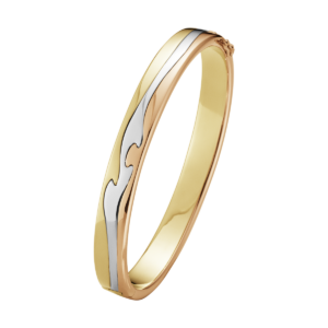 Georg Jensen Fusion Large Armring i 18 Karat Guld