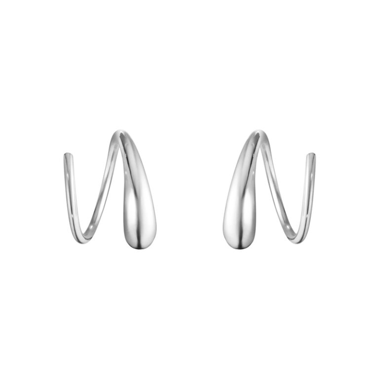 Georg Jensen Mercy Swirl øreringe i sølv