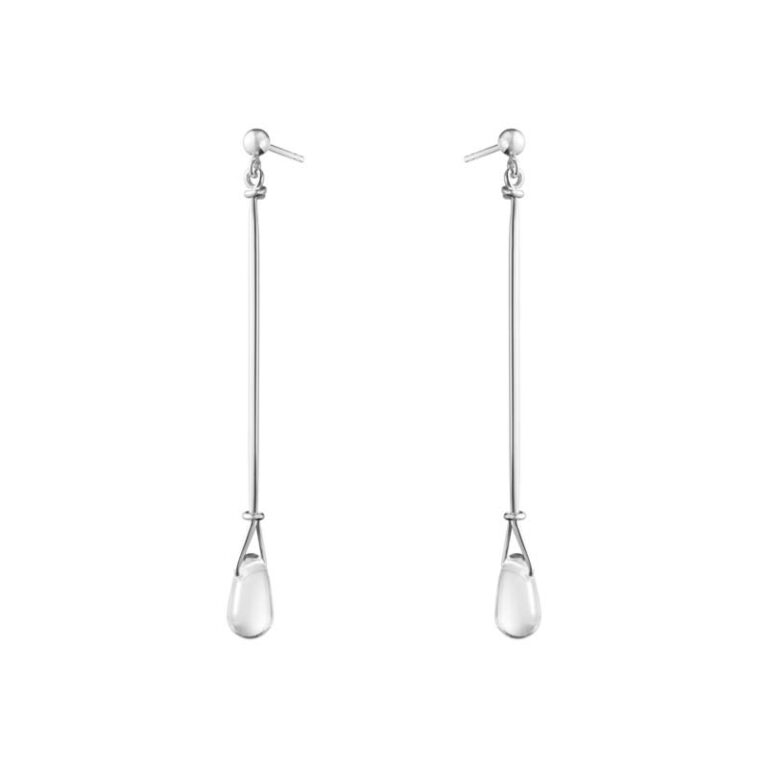 Georg Jensen New Vivianna 660A sølv øreringe med bjergkrystal