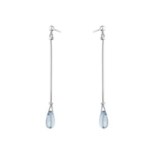 Georg Jensen New Vivianna 660A sølv øreringe med blå topas