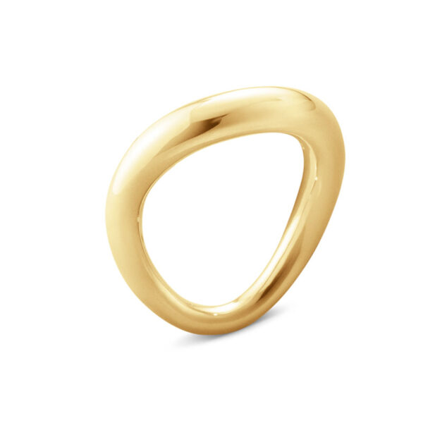 Georg Jensen Offspring 18 kt. guld ring, bred model