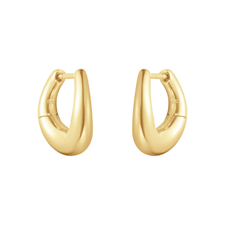 Georg Jensen Offspring øreringe i 18 kt. guld