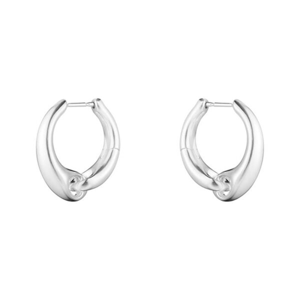 Georg Jensen Reflect stor ørering 652B i sølv