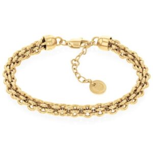 Intertwined Circles Chain Guld Double Armbånd fra Tommy Hilfiger