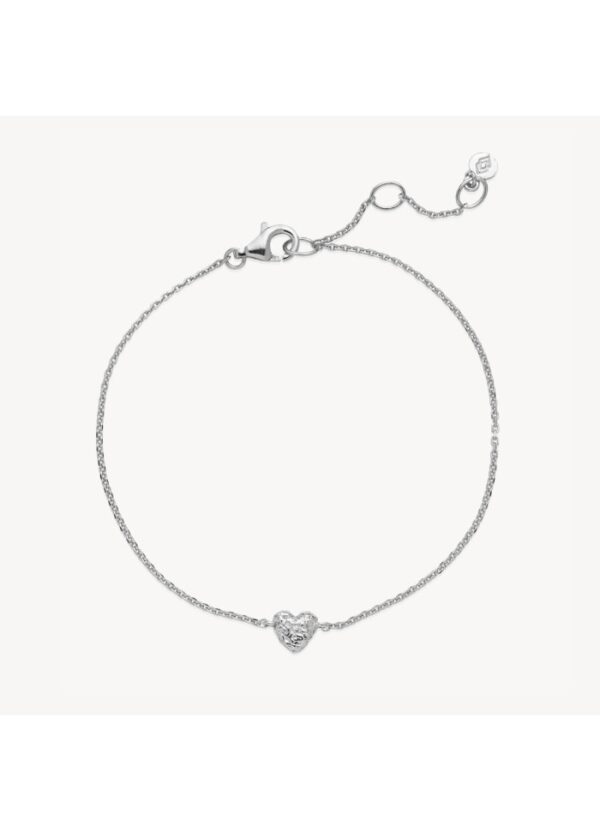 Izabel Camille Love Heart Sterling Sølv Armbånd