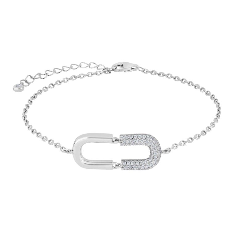 Joanli Nor KoraNor sølv armbånd med cubic zirkoner