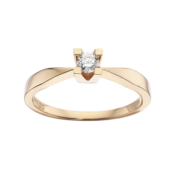 Kleopatra Ring 0,15 ct. i 14 Karat Guld fra Scrouples