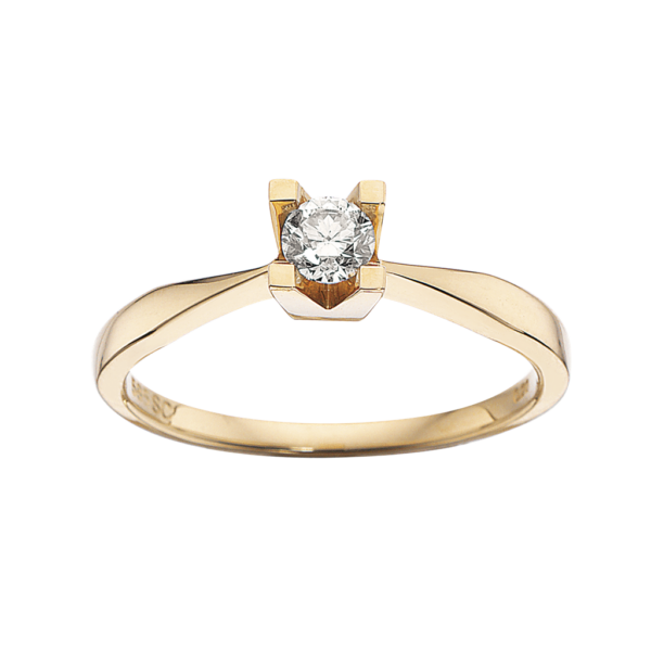 Kleopatra Ring 0,20 ct. i 14 Karat Guld fra Scrouples