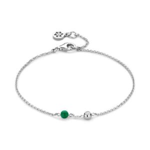 Lucky Bracelet Green Sterling Sølv Armbånd fra Spirit Icons