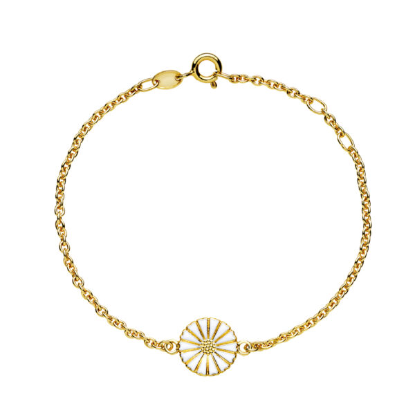 Lund Copenhagen Marguerit Armbånd i Forgyldt Sølv