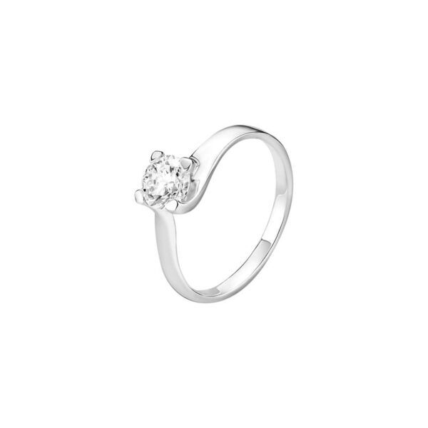 Lund Copenhagen ring i sølv med cubic zirkonia
