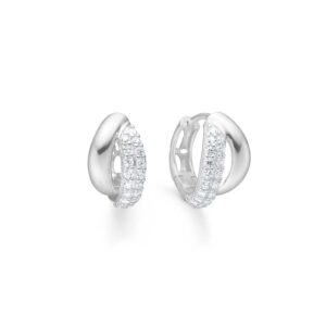 Mads Z Celia øreringe i sølv med cubic zirkonia