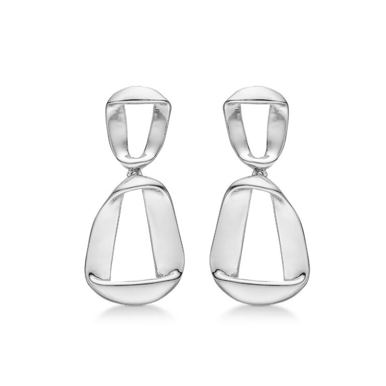 Mads Z Emmy sølv øreringe