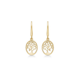 Mads Z My Tree of Life øreringe i 8 kt guld