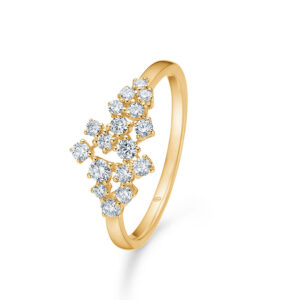 Mads Z Starry Night ring i 14 kt. guld med 0,41 ct. brillanter