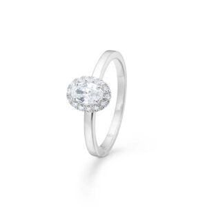Mads Z Stellar ring i sølv med cubic zirkonia