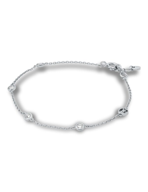 Michael Kors Brilliance armbånd i sølv med cubic zirkonia