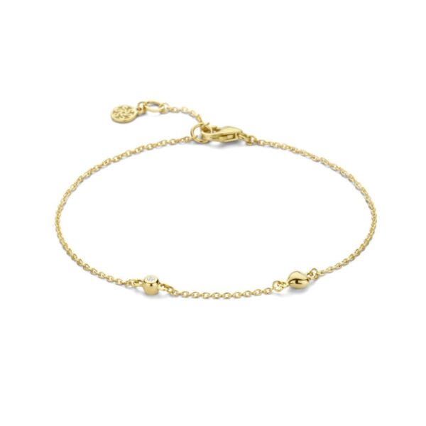 Miracle 14 Karat Guld Armbånd fra Spirit Icons med Diamant 0,02 Carat W/VS