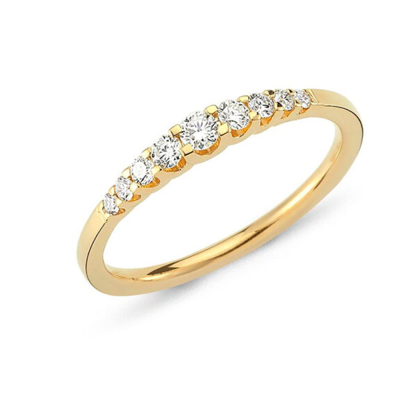 NURAN Empire 14kt guld ring med 0,24ct brillanter