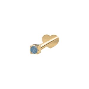 Nordahl Andersen Labret Pierce52 14 Karat Guld Ørering med London Topaz