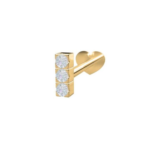 Nordahl Andersen Pierce52 14 Karat Guld Ørering med Brillanter 0,012 Carat TC/VS1