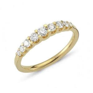 Nuran Empire Ring i 14 Karat Guld med Diamanter 0,50 Carat W/SI