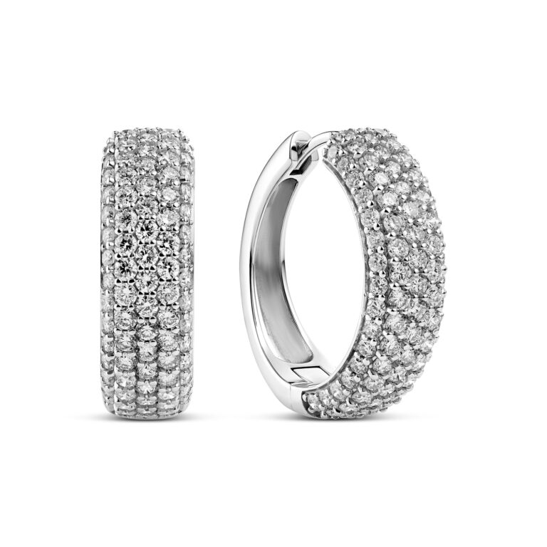 Øreringe Ravello - 14 kt. guld el. hvidguld 1.98 ct TW G-H VS lab-grown diamanter.