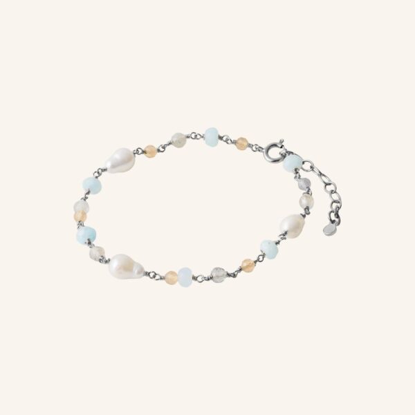 Pernille Corydon Mellow Blue Bracelet Armbånd i Sterling Sølv