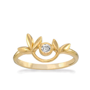 Rabinovich Leafy Glaze Forgyldt Sølv Ring