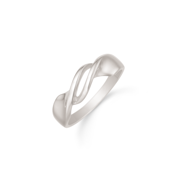 Rhodineret Sølv Ring fra Støvring Design 12254020