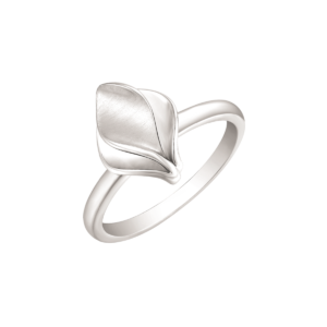 Rhodineret Sølv Ring fra Støvring Design 12254038