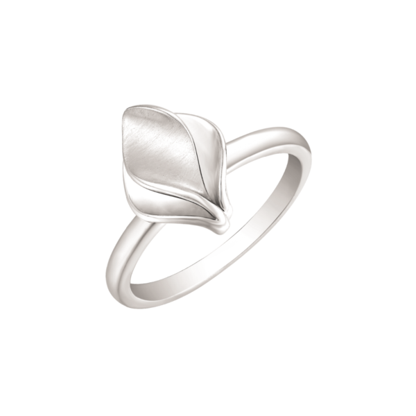 Rhodineret Sølv Ring fra Støvring Design 12254038