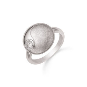 Rhodineret Sølv Ring fra Støvring Design 12323007