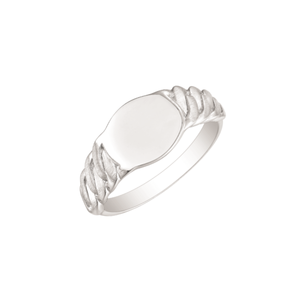 Rhodineret Sølv Ring fra Støvring Design 12323993