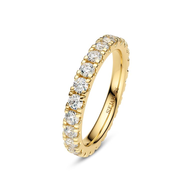 Ring Alba Eternity - 14 kt. guld el. hvidguld 1.32-1.56 ct TW G-H VS lab-grown diamanter