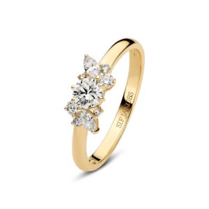 Ring Lovere - 14 kt. guld el. hvidguld el hvidguld 0.58 ct TW G-H VS lab-grown diamanter